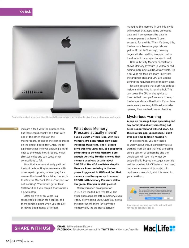 MacLife July 2015 USA — page 86