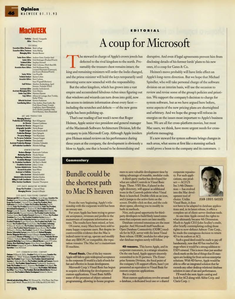 MacWEEKV07N02 — page 46