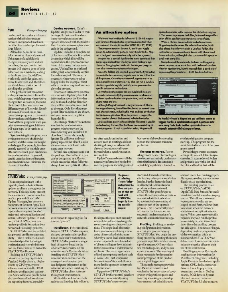 MacWEEKV07N02 — page 64