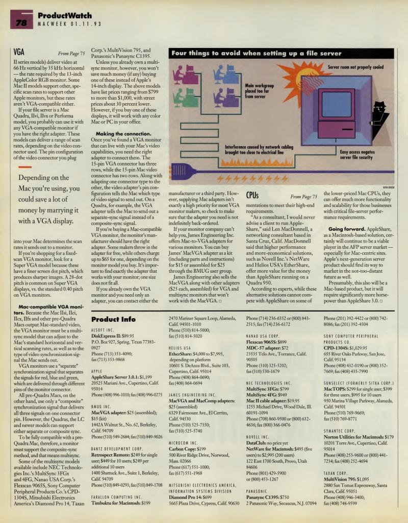 MacWEEKV07N02 — page 78
