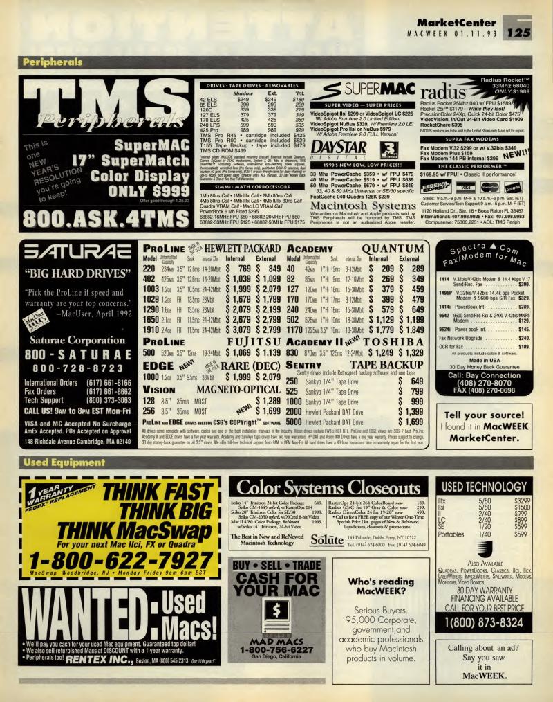 MacWEEKV07N02 — page 125