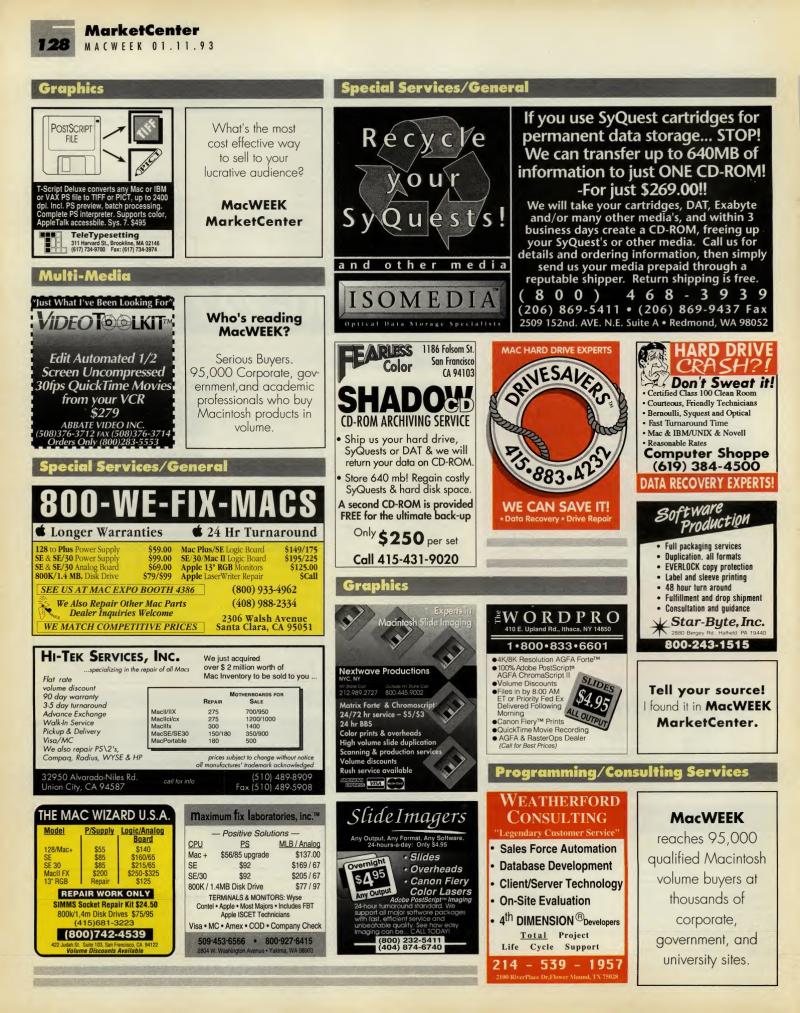 MacWEEKV07N02 — page 128
