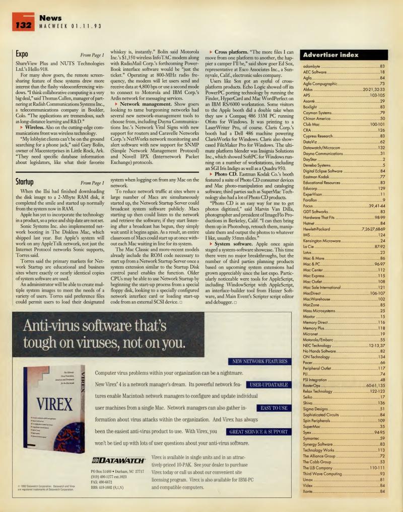 MacWEEKV07N02 — page 132