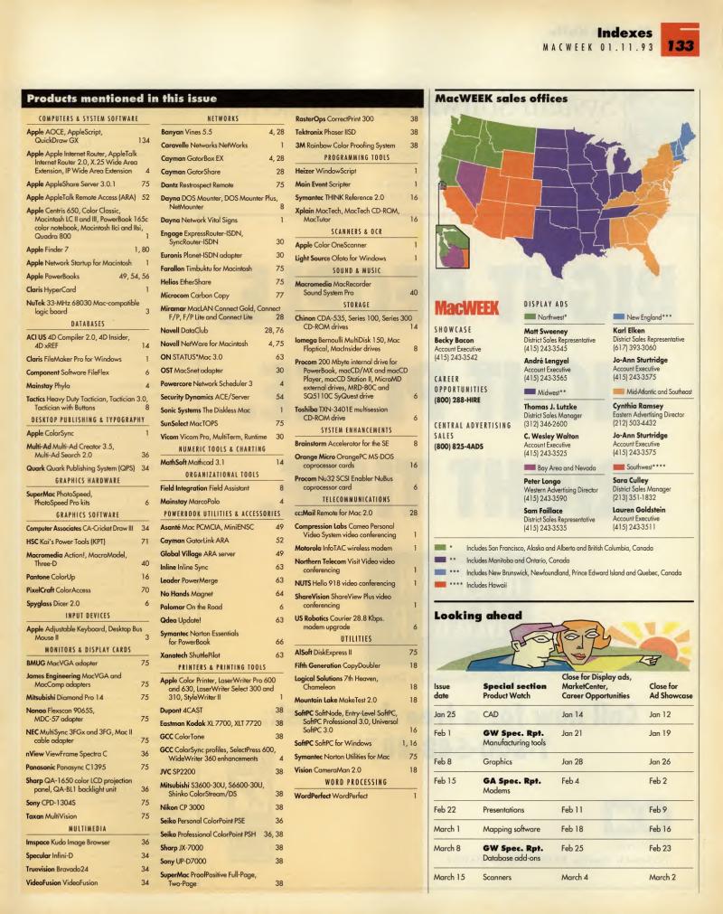MacWEEKV07N02 — page 133