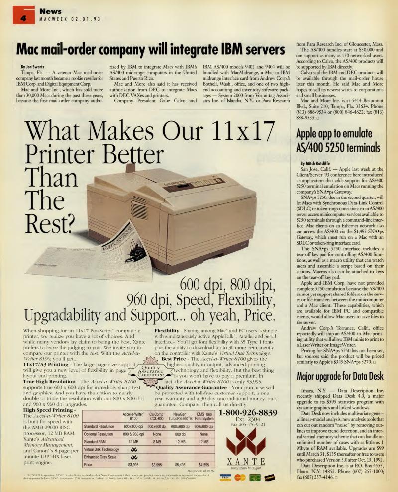 MacWEEKV07N05 — page 4