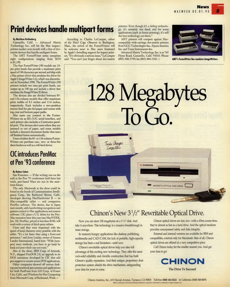 MacWEEKV07N05 — page 5