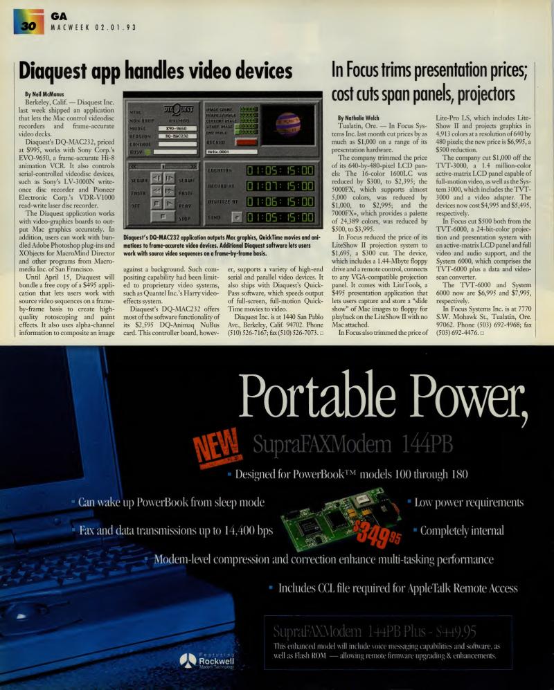 MacWEEKV07N05 — page 30