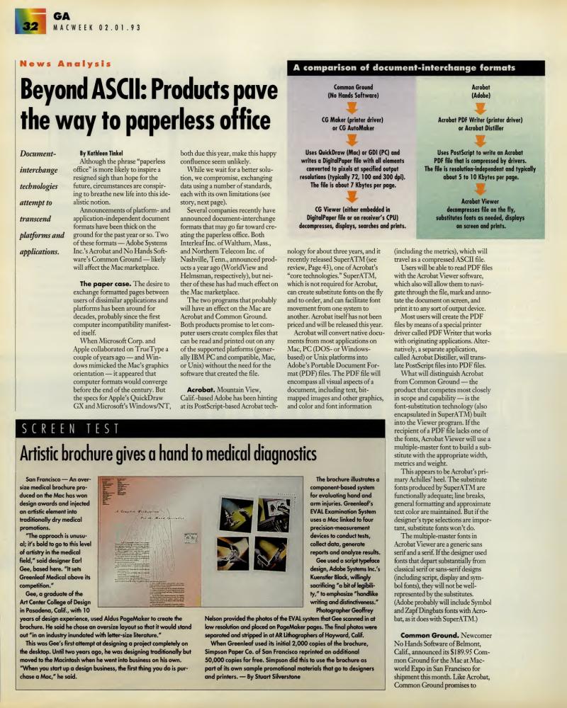 MacWEEKV07N05 — page 32