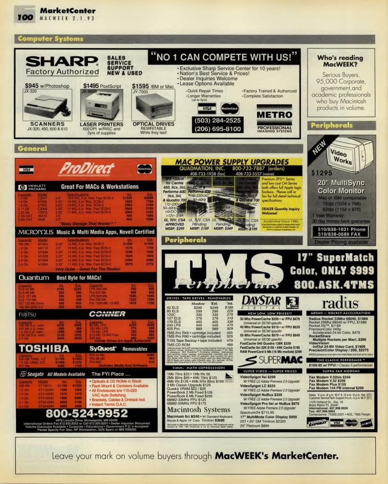 MacWEEKV07N05 — page 100