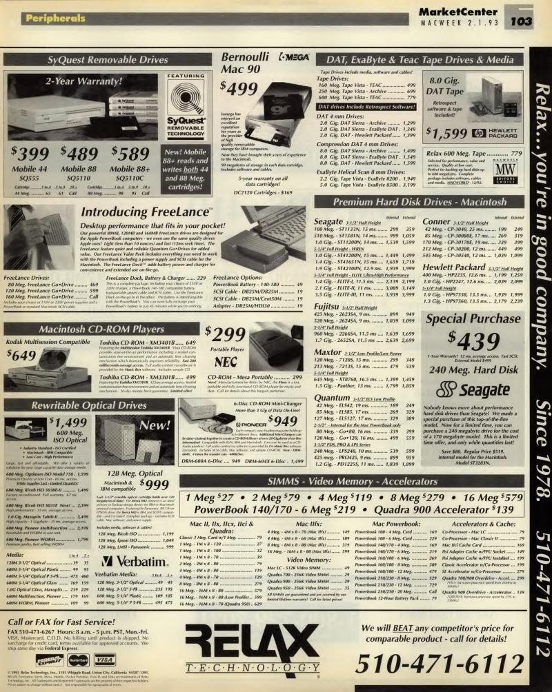 MacWEEKV07N05 — page 103
