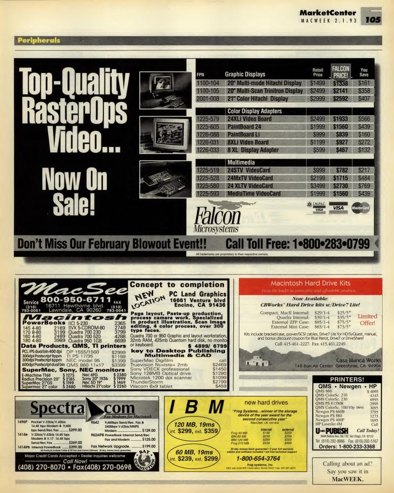 MacWEEKV07N05 — page 105