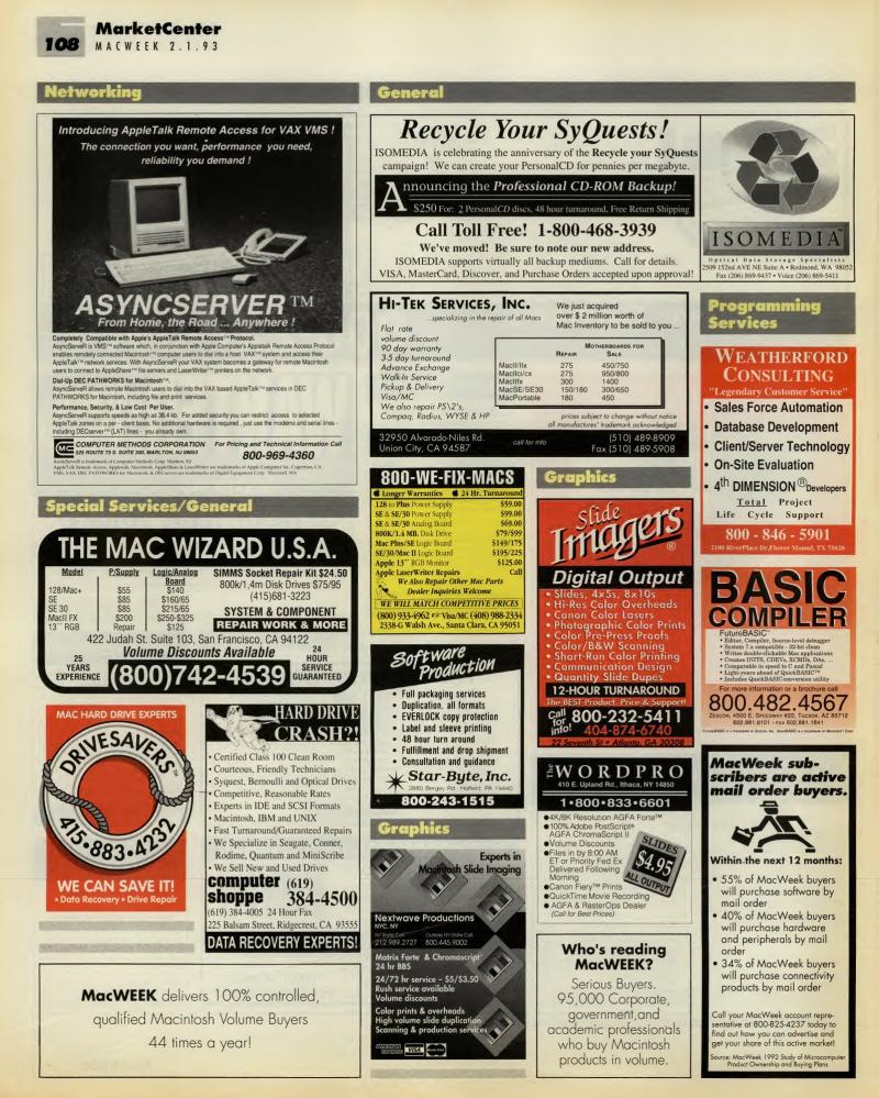 MacWEEKV07N05 — page 108