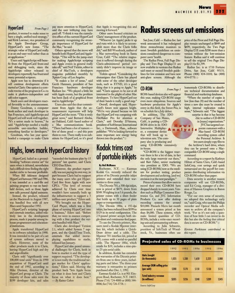 MacWEEKV07N05 — page 111