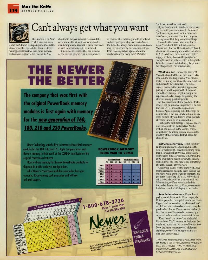 MacWEEKV07N05 — page 114