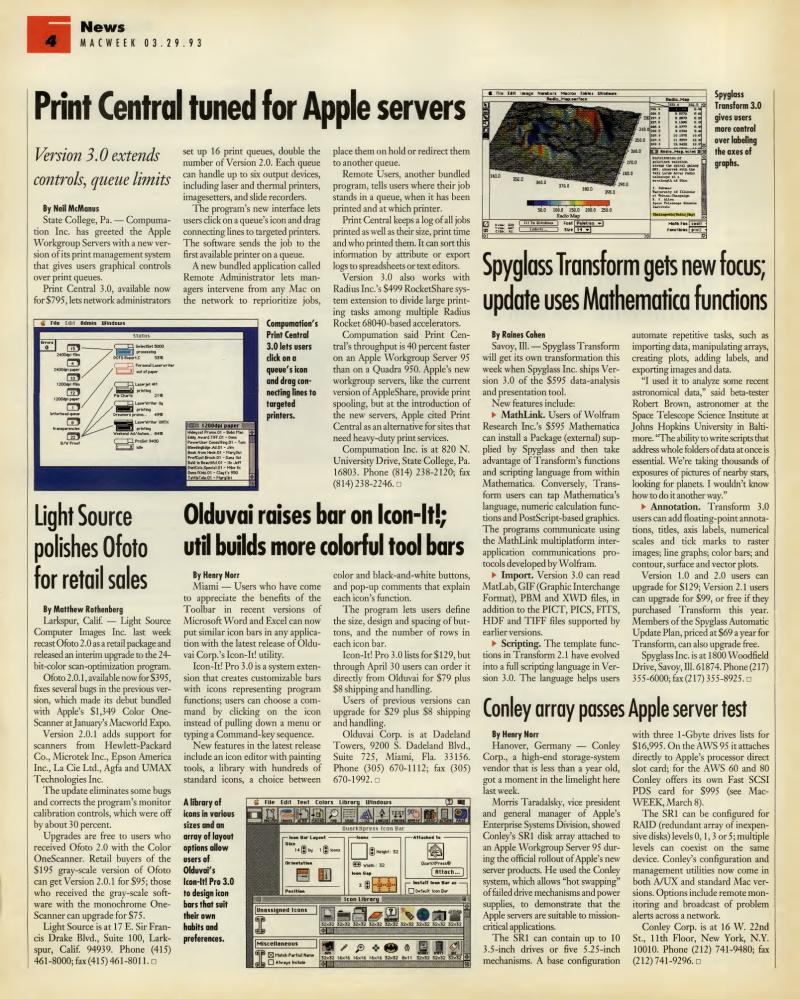MacWEEKV07N13 — page 4