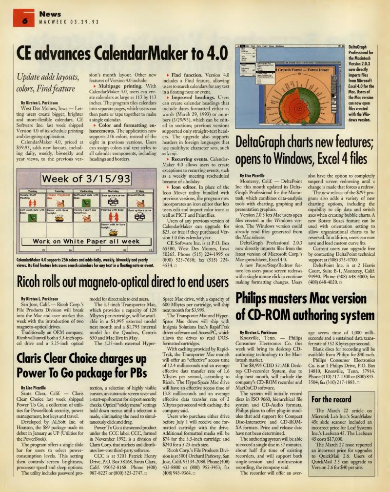MacWEEKV07N13 — page 6