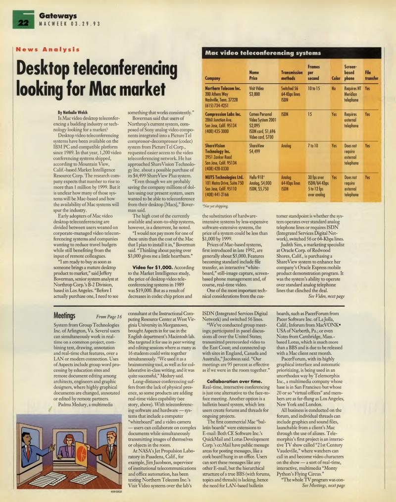 MacWEEKV07N13 — page 22