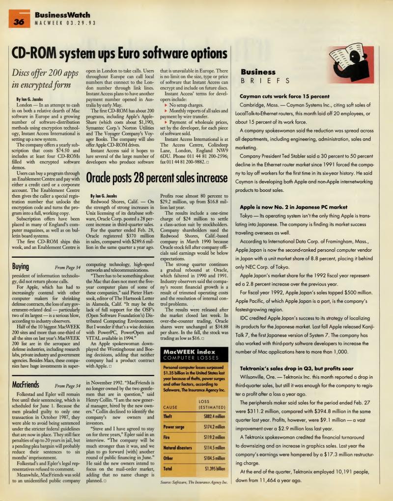 MacWEEKV07N13 — page 36