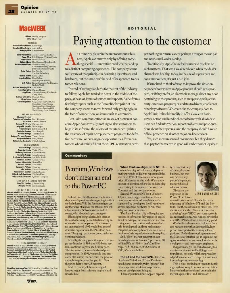MacWEEKV07N13 — page 38