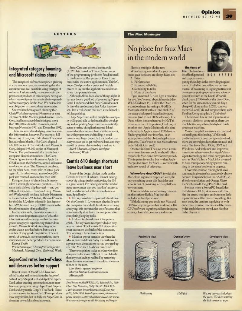 MacWEEKV07N13 — page 39