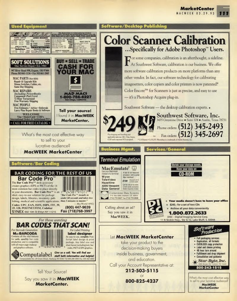 MacWEEKV07N13 — page 113