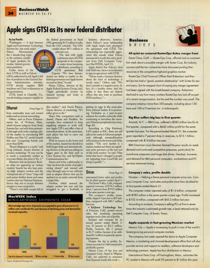 MacWEEKV07N17 — page 34