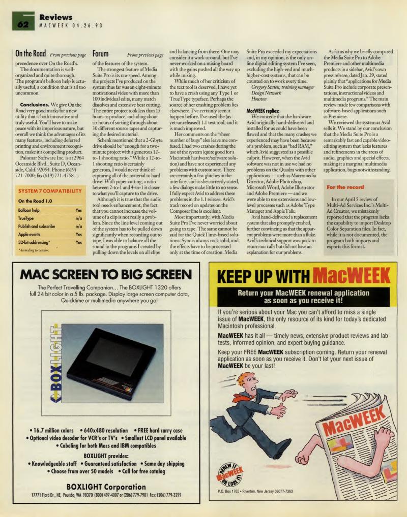 MacWEEKV07N17 — page 62
