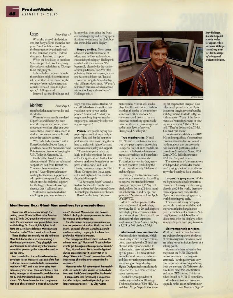 MacWEEKV07N17 — page 68