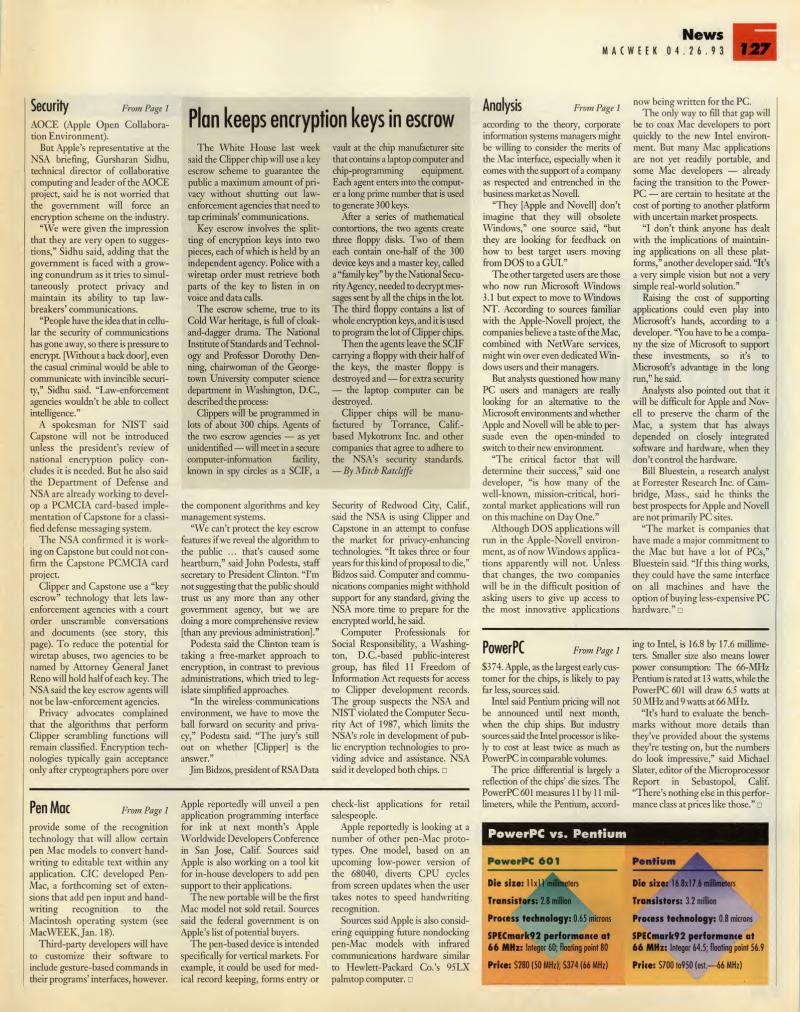 MacWEEKV07N17 — page 127