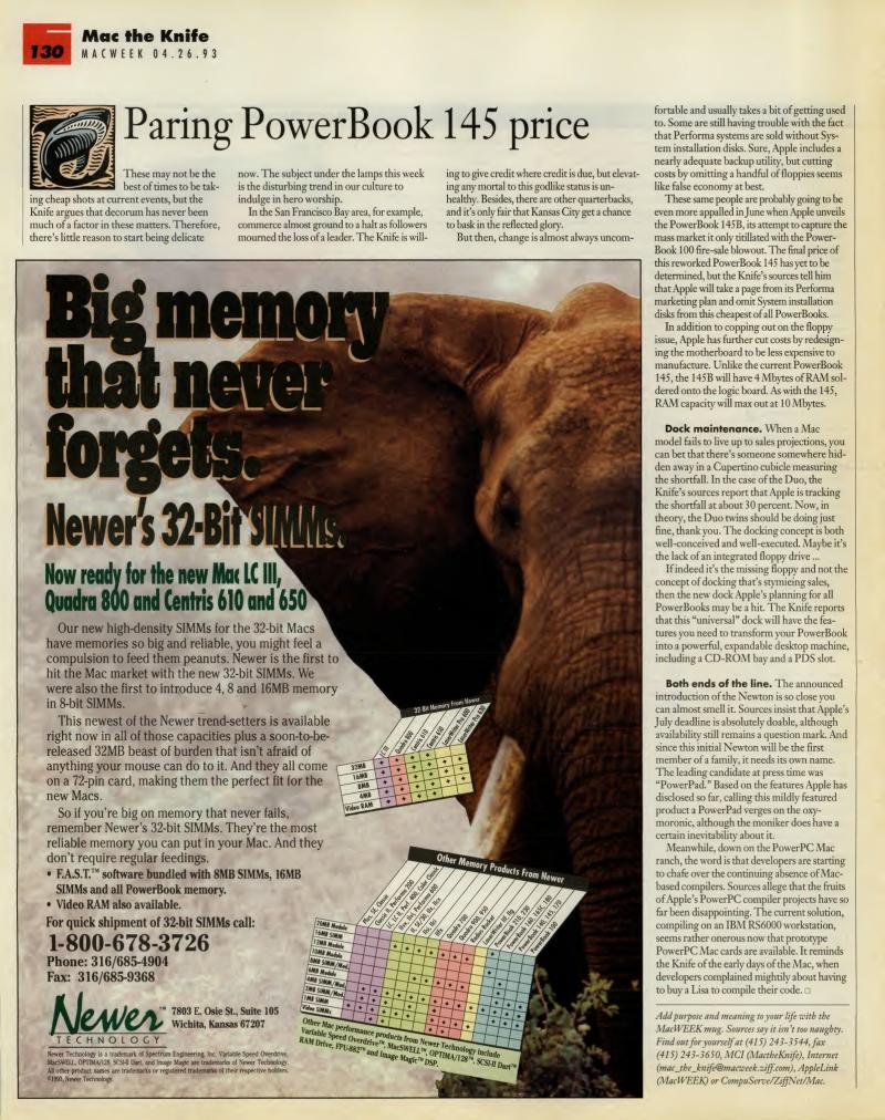MacWEEKV07N17 — page 130