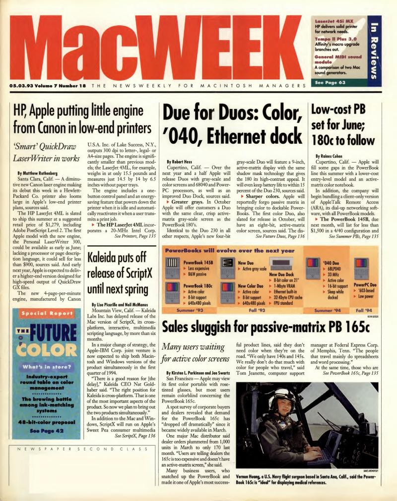 MacWEEKV07N18 — page 1