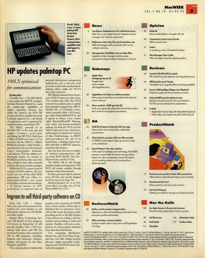MacWEEKV07N18 — page 3