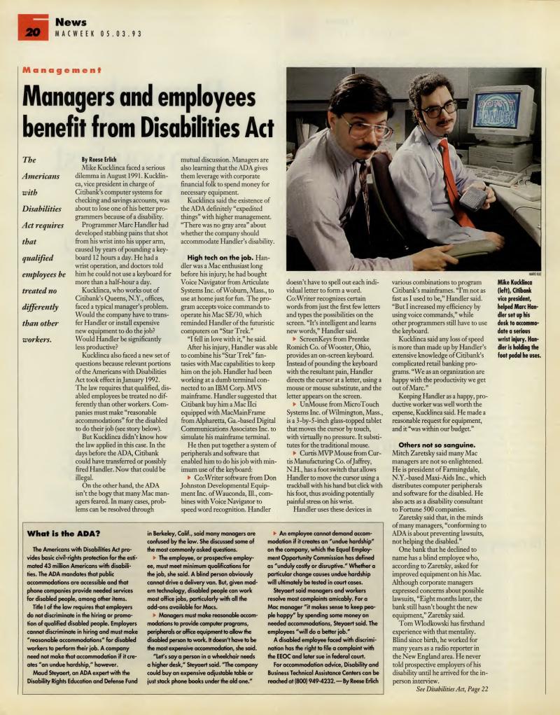 MacWEEKV07N18 — page 20
