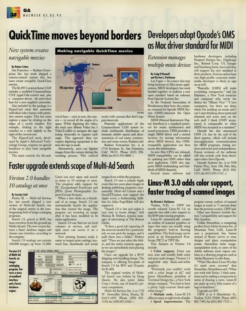 MacWEEKV07N18 — page 38