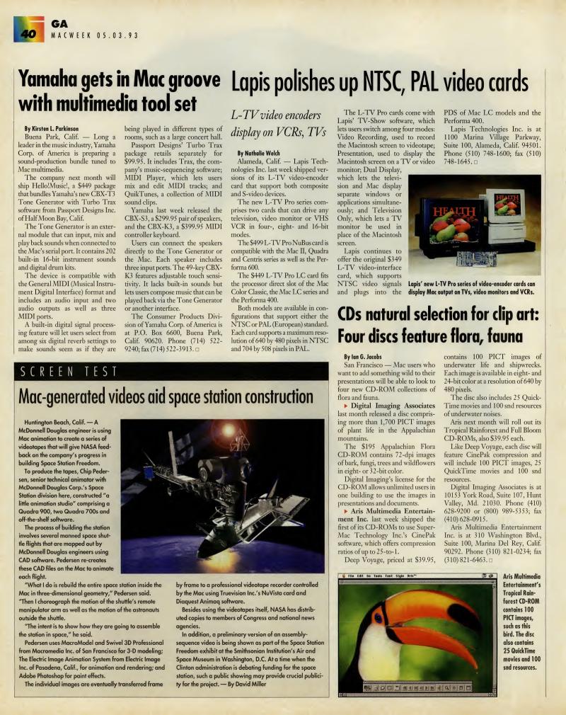 MacWEEKV07N18 — page 40