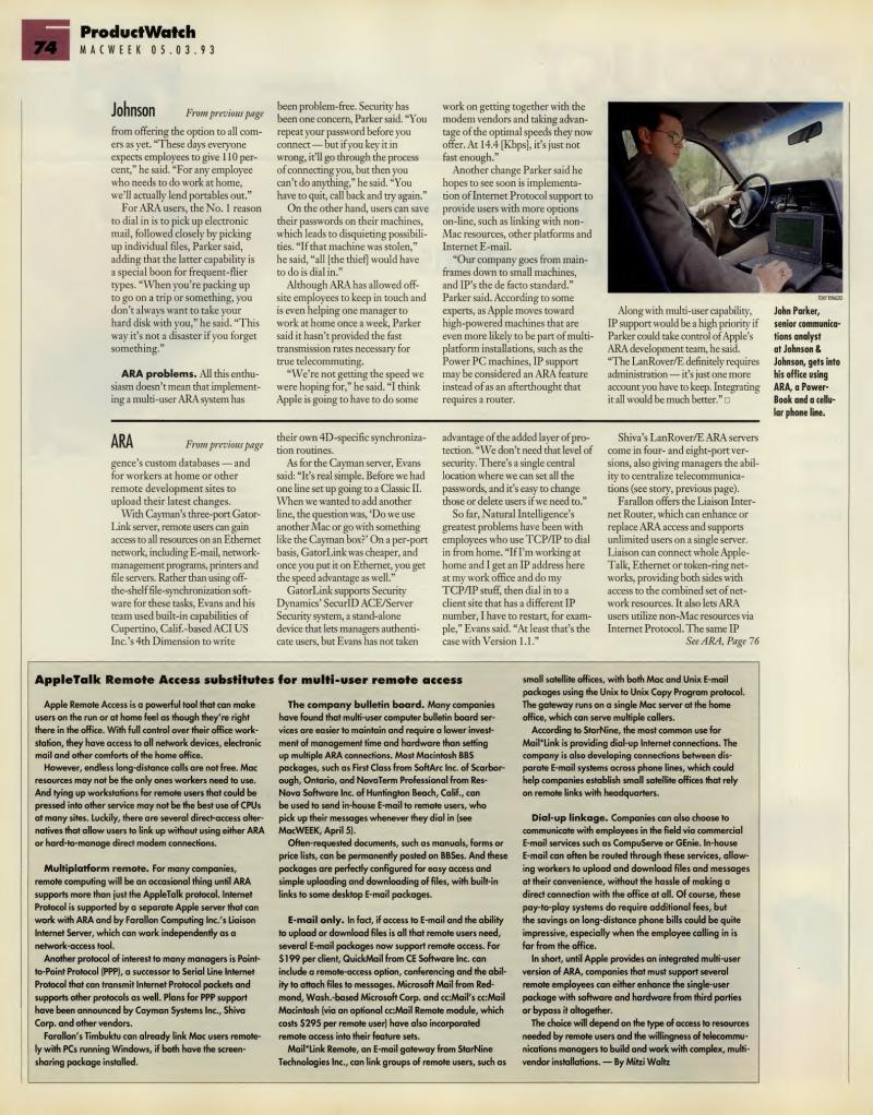 MacWEEKV07N18 — page 74