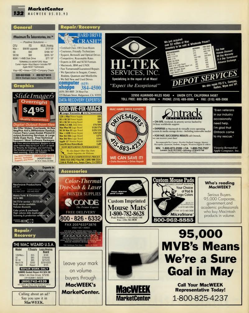 MacWEEKV07N18 — page 132