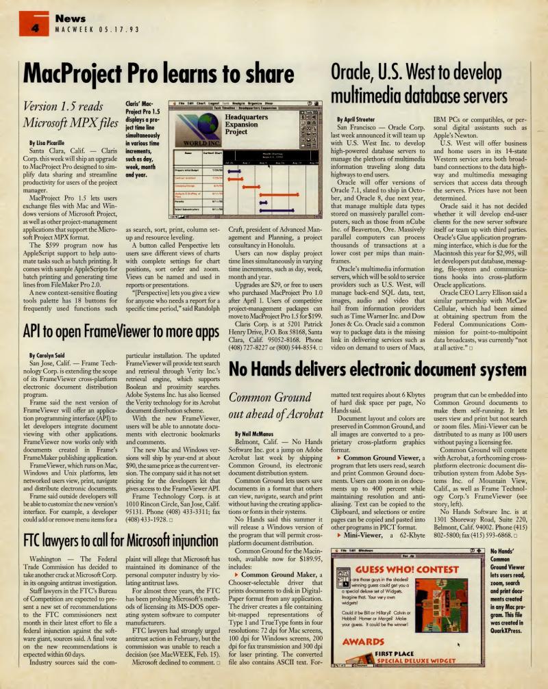 MacWEEKV07N20 — page 4