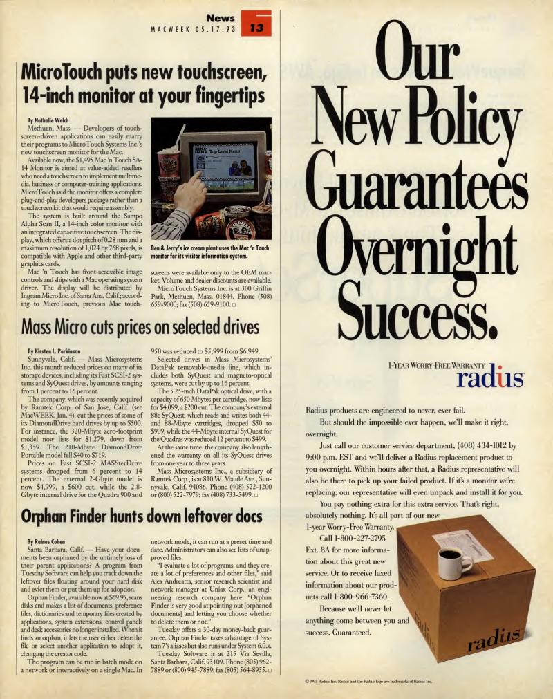 MacWEEKV07N20 — page 13