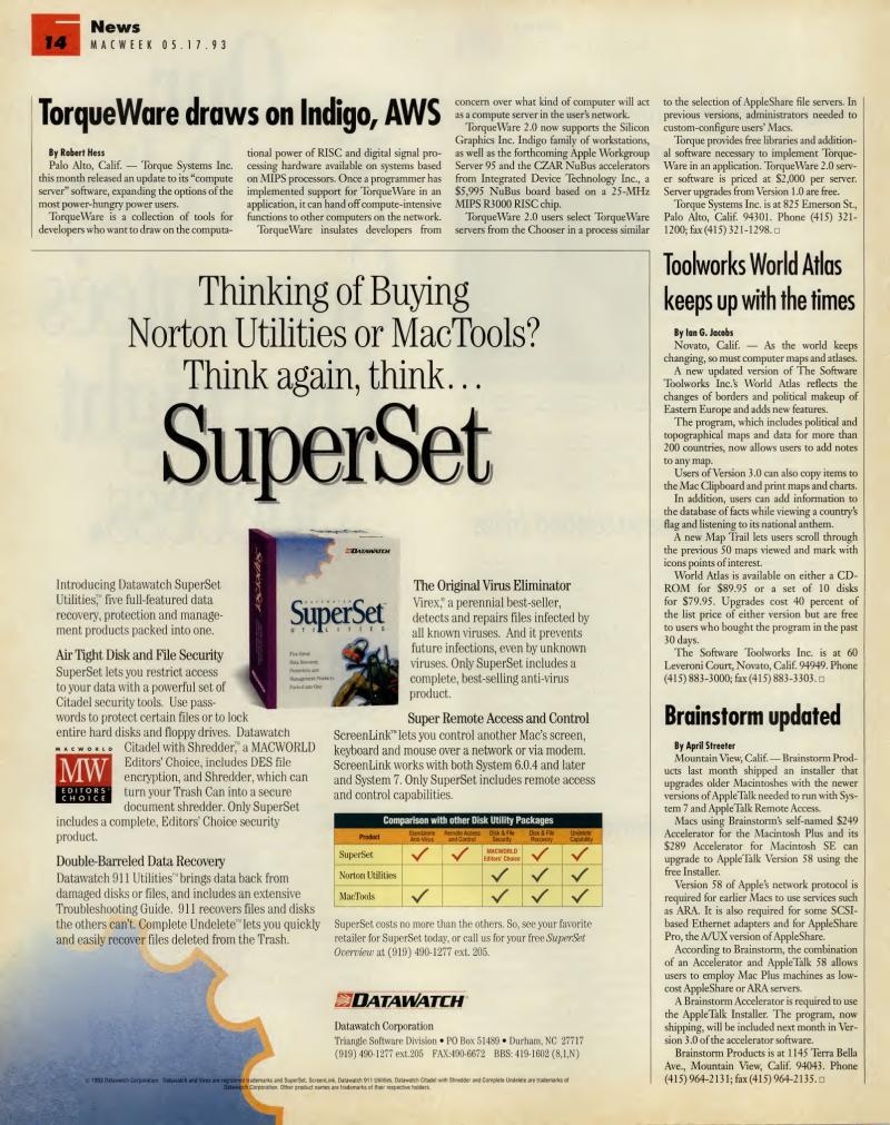 MacWEEKV07N20 — page 14