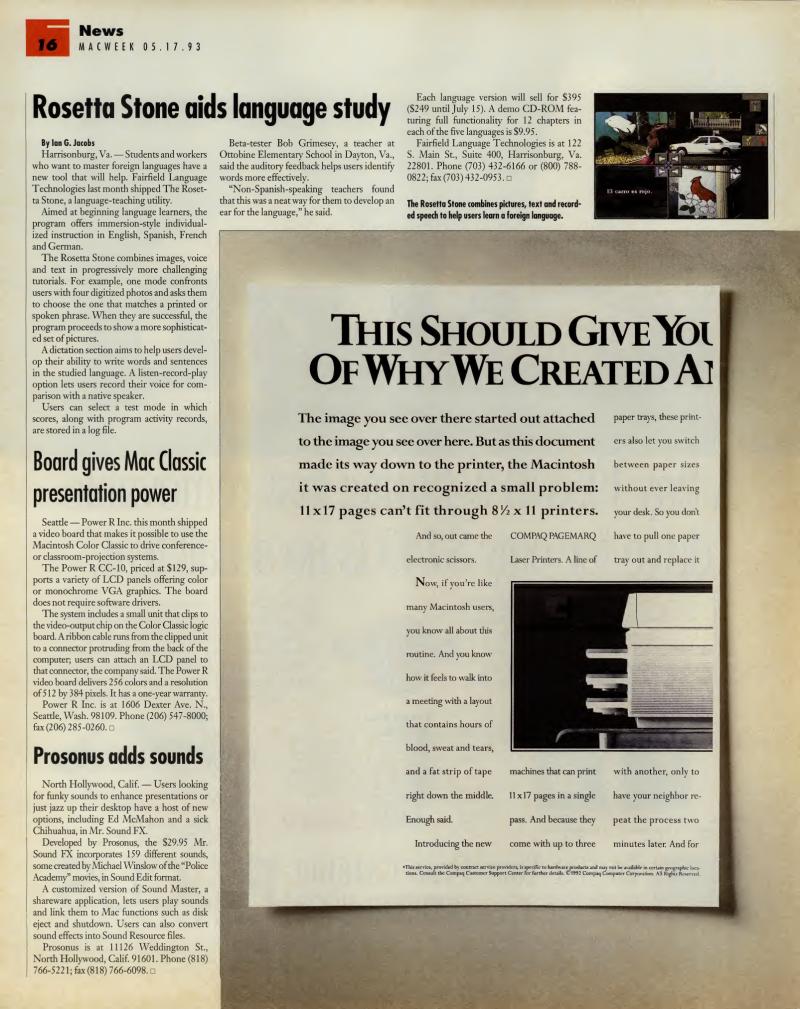 MacWEEKV07N20 — page 16