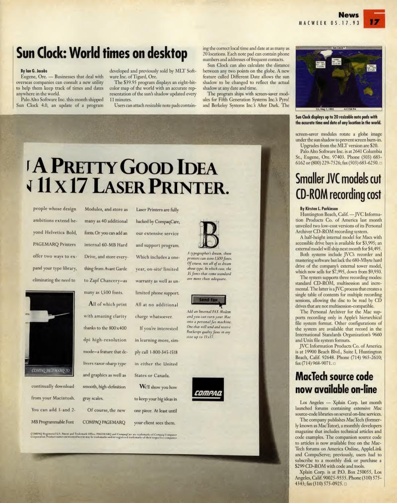 MacWEEKV07N20 — page 17