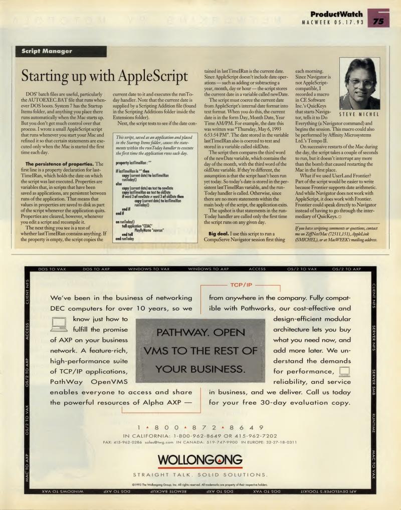 MacWEEKV07N20 — page 75