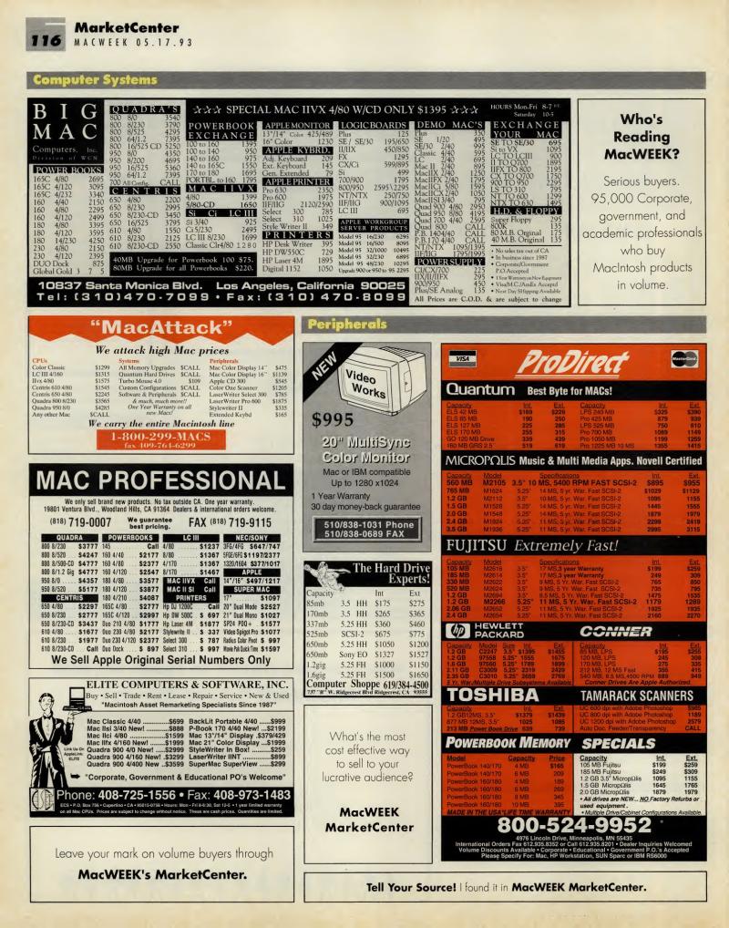 MacWEEKV07N20 — page 116
