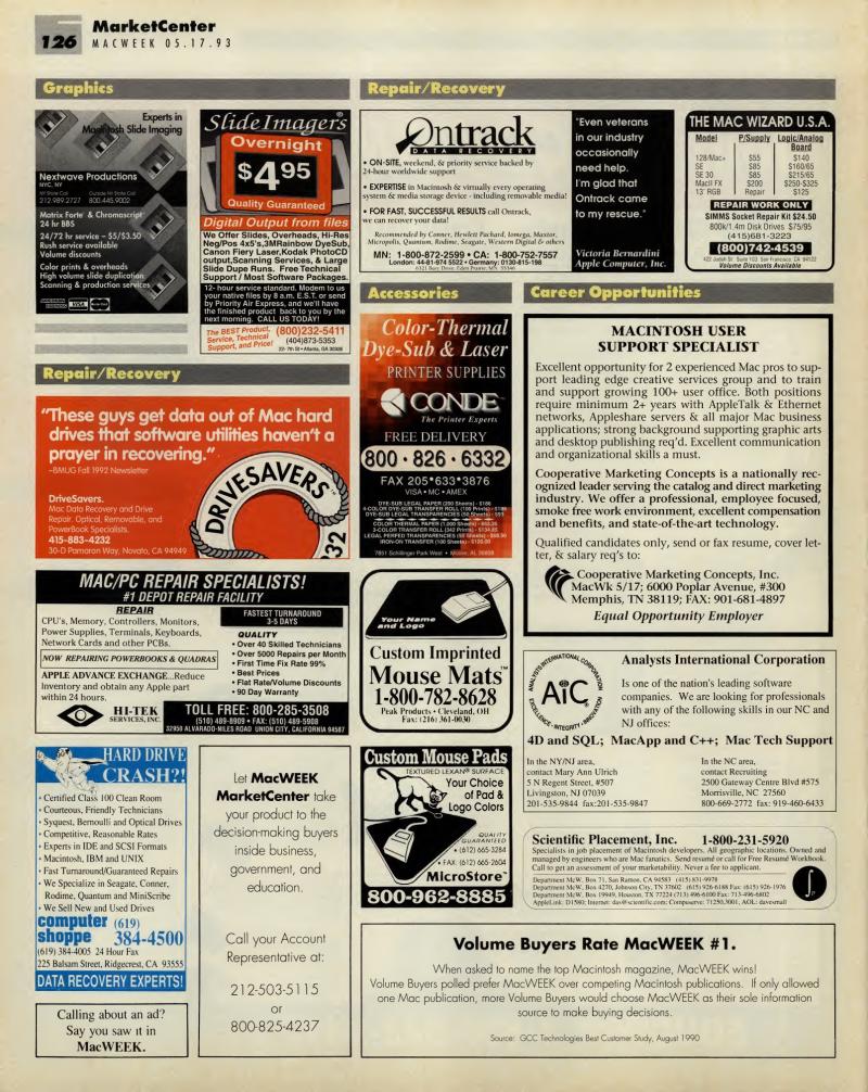 MacWEEKV07N20 — page 126