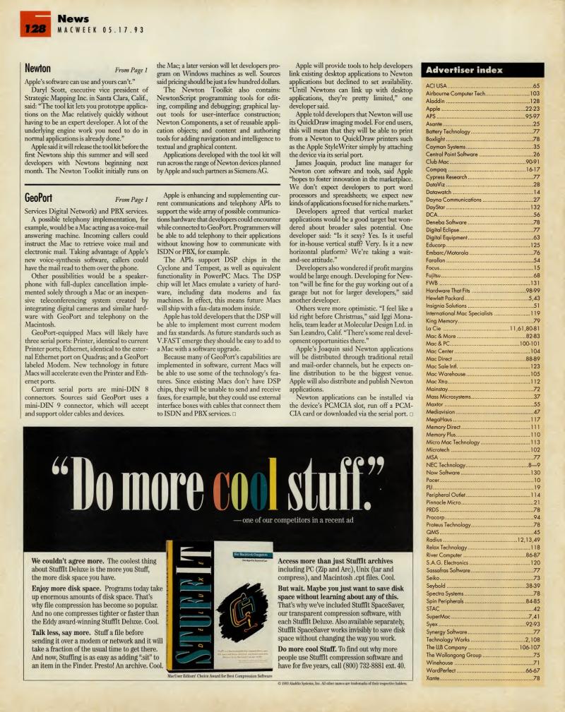 MacWEEKV07N20 — page 128