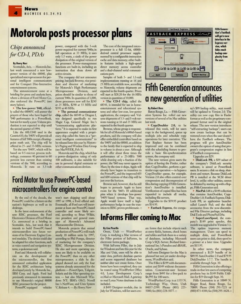 MacWEEKV07N21 — page 4
