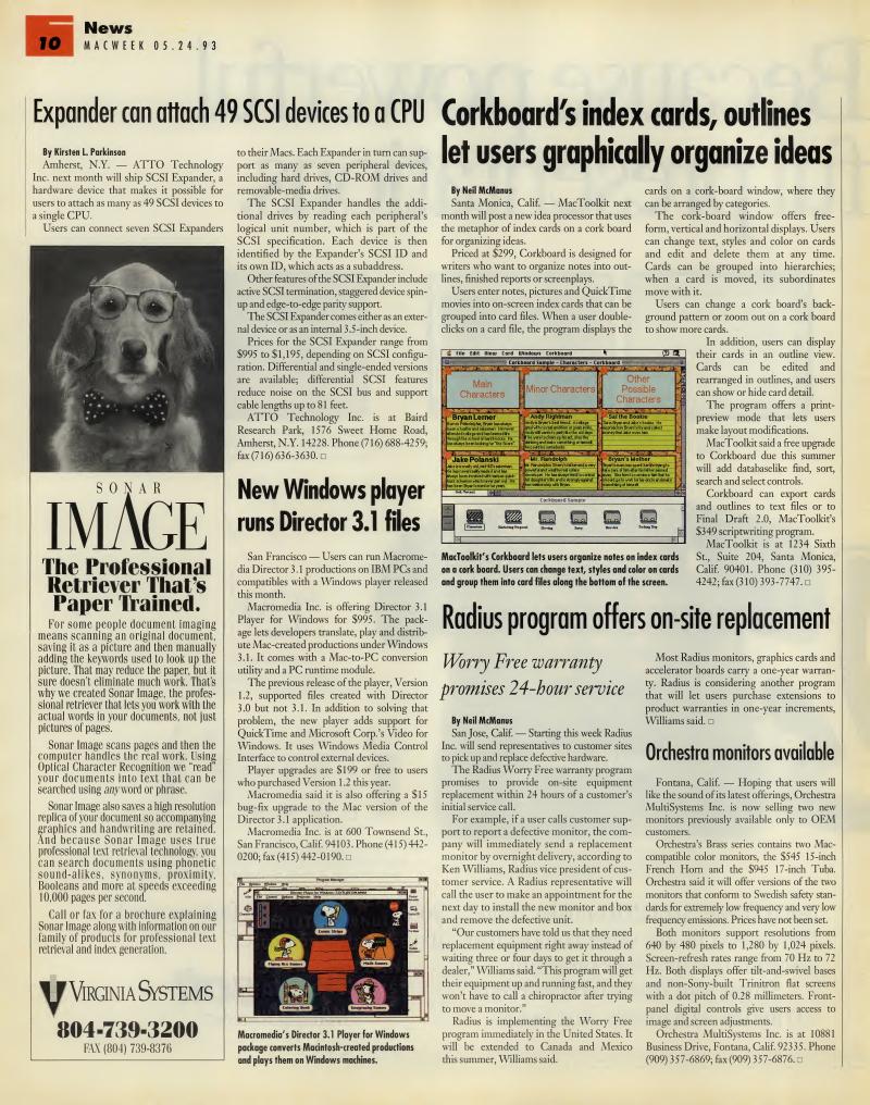MacWEEKV07N21 — page 10