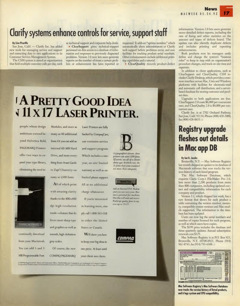 MacWEEKV07N21 — page 17