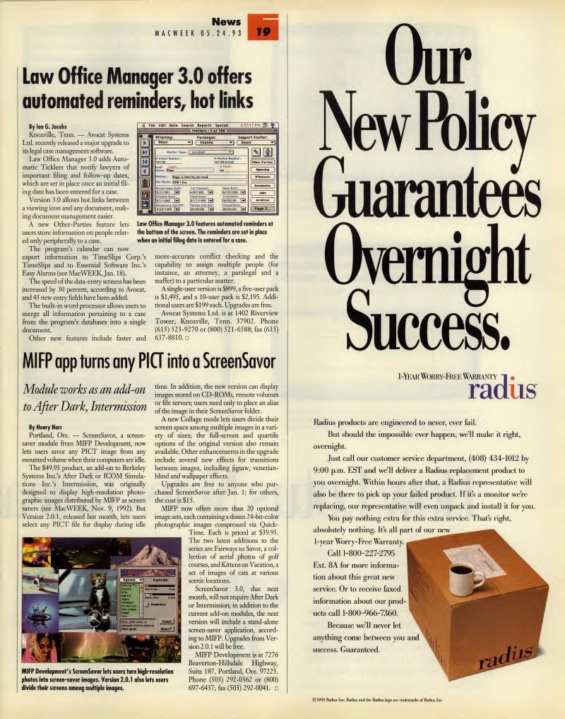 MacWEEKV07N21 — page 19